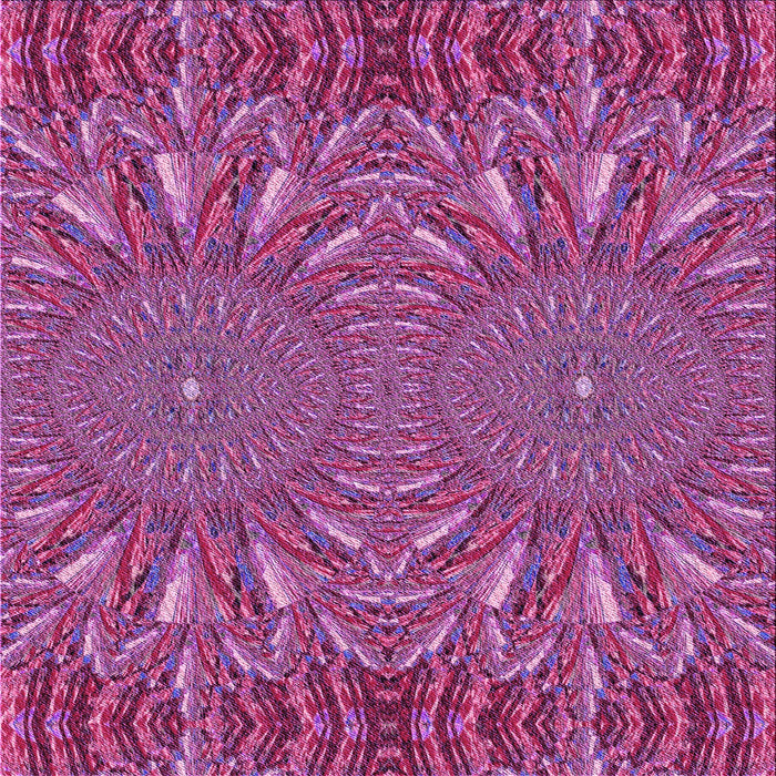 Round Machine Washable Transitional Orchid Purple Rug, wshpat141pur