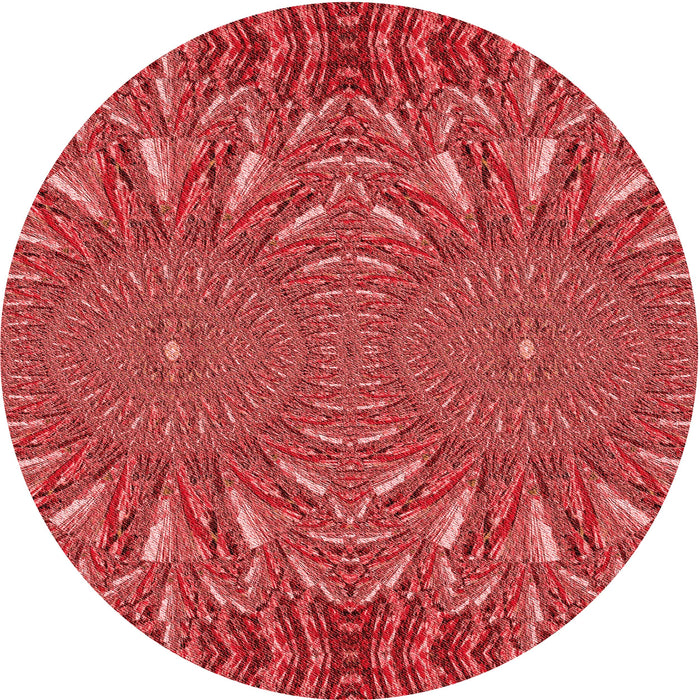 Square Machine Washable Transitional Red Rug in a Living Room, wshpat141rd