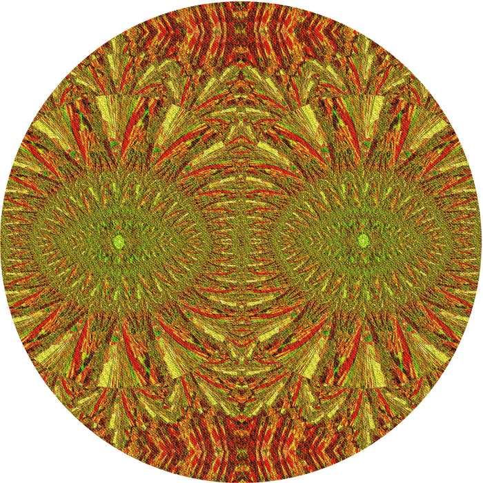 Square Patterned Brown Rug, pat141yw