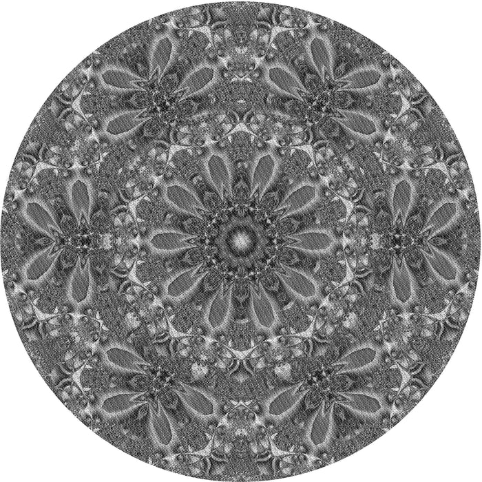 Square Machine Washable Transitional Gray Rug in a Living Room, wshpat1410gry