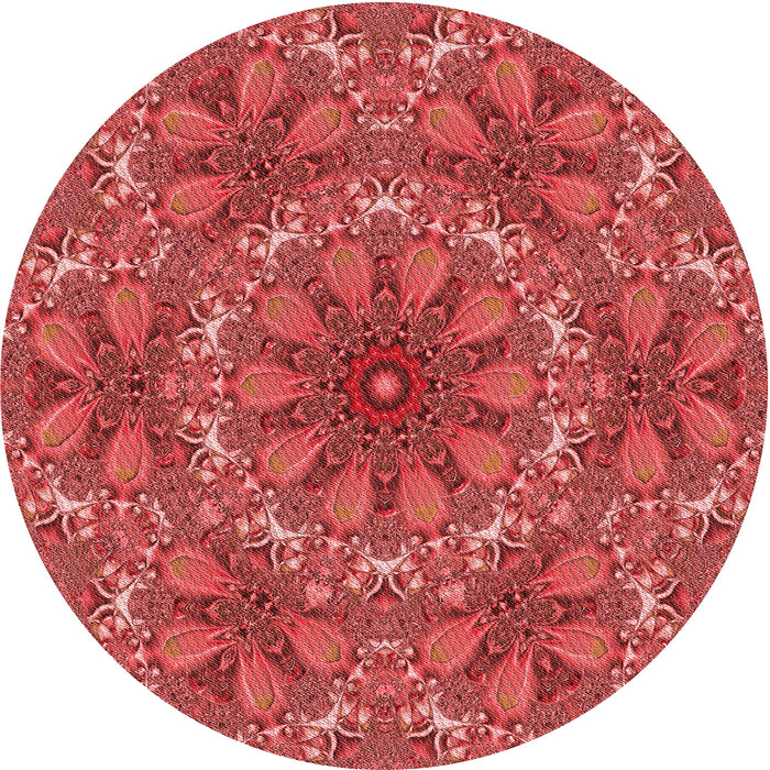 Square Machine Washable Transitional Red Rug in a Living Room, wshpat1410rd