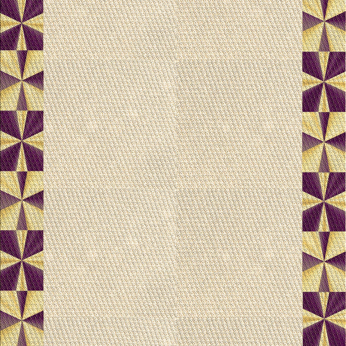 Patterned Golden Blonde Gold Rug, pat1411brn
