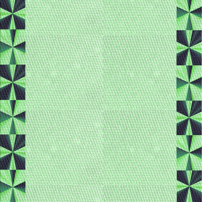Patterned Light Green Rug, pat1411grn