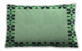Patterned Rectangular Light Green Lumbar Throw Pillow, 13 inch by 19 inch, lbpat1411grn