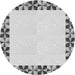 Square Machine Washable Transitional Gray Rug in a Living Room, wshpat1411gry