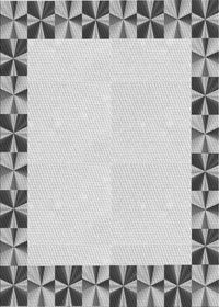 Machine Washable Transitional Gray Rug, wshpat1411gry