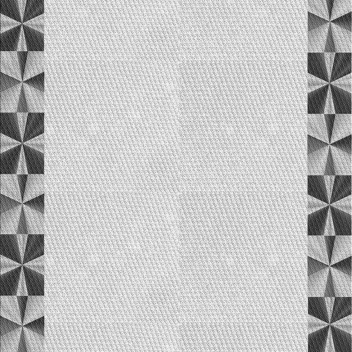 Machine Washable Transitional Gray Rug, wshpat1411gry