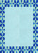 Patterned Blue Rug, pat1411lblu