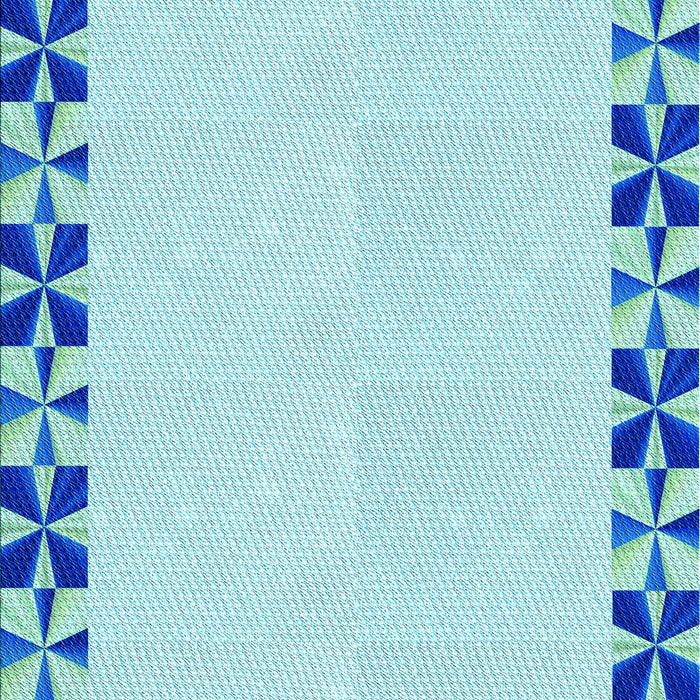 Patterned Blue Rug, pat1411lblu