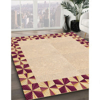 Patterned Golden Blonde Gold Rug, pat1411org