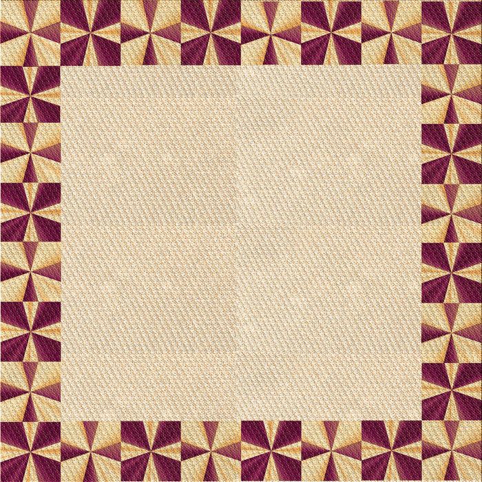 Round Machine Washable Transitional Golden Blonde Gold Rug, wshpat1411org