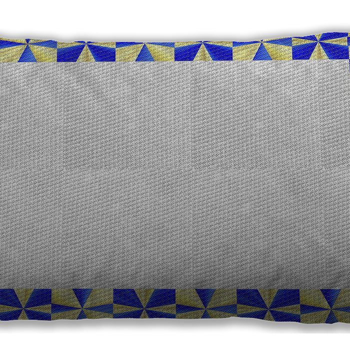 Patterned Rectangular Champagne Beige Lumbar Throw Pillow, 13 inch by 19 inch, lbpat1411