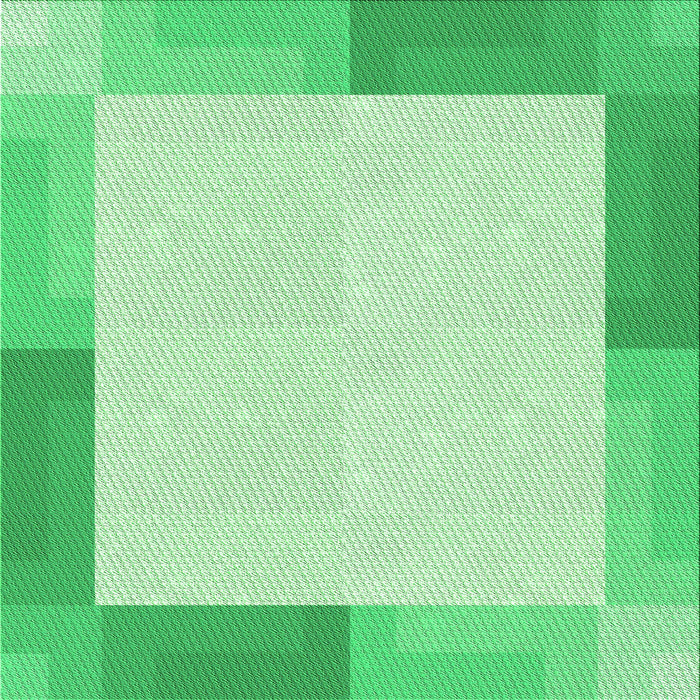 Round Machine Washable Transitional Green Rug, wshpat1412grn