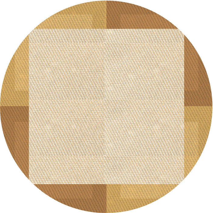 Square Machine Washable Transitional Khaki Gold Rug in a Living Room, wshpat1412org