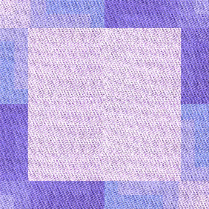 Round Patterned Purple Mimosa Purple Rug, pat1412pur