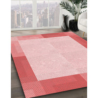 Patterned Pink Rug, pat1412rd