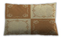 Patterned Rectangular Sedona Brown Lumbar Throw Pillow, 13 inch by 19 inch, lbpat1413brn