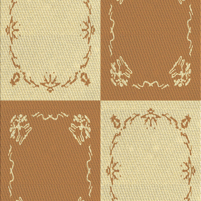 Patterned Sedona Brown Rug, pat1413brn