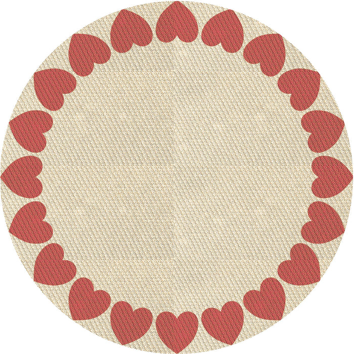 Square Machine Washable Transitional Sunrise Orange Rug in a Living Room, wshpat1414brn