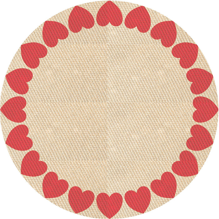 Square Machine Washable Transitional Orange Rug in a Living Room, wshpat1414org