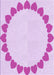 Patterned Crimson Purple Rug, pat1414pur