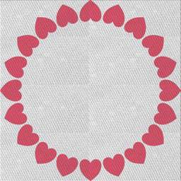 Square Patterned Tulip Pink Novelty Rug, pat1414