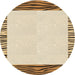 Square Machine Washable Transitional Golden Blonde Gold Rug in a Living Room, wshpat1415brn