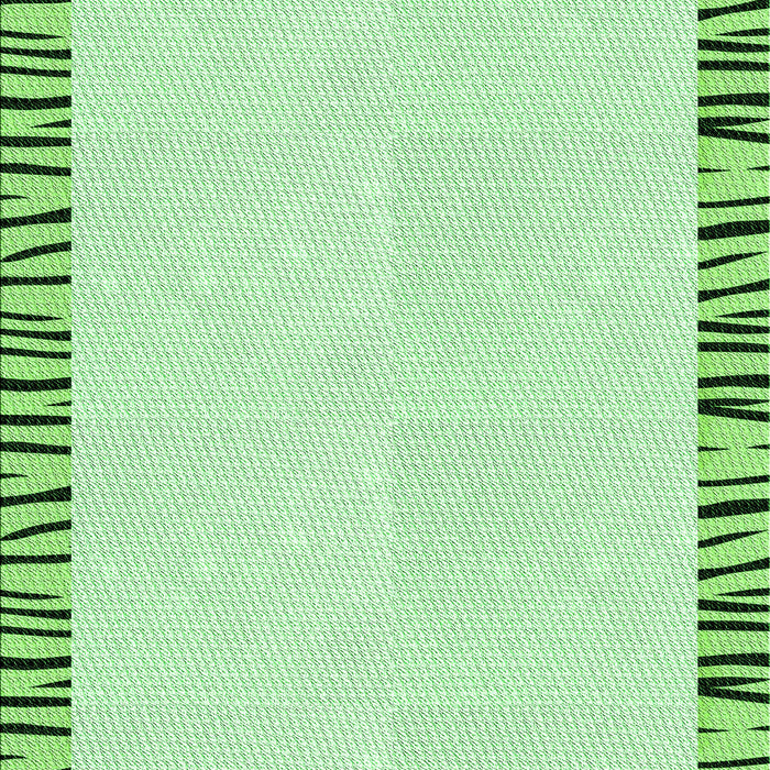 Patterned Green Rug, pat1415grn