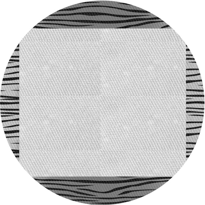 Square Patterned Platinum Gray Rug, pat1415gry