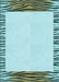 Patterned Sea Green Rug, pat1415lblu