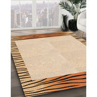 Patterned Golden Blonde Gold Rug, pat1415org