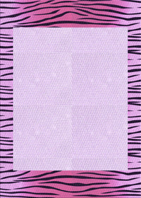 Machine Washable Transitional Orchid Purple Rug, wshpat1415pur