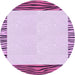 Square Patterned Orchid Purple Rug, pat1415pur