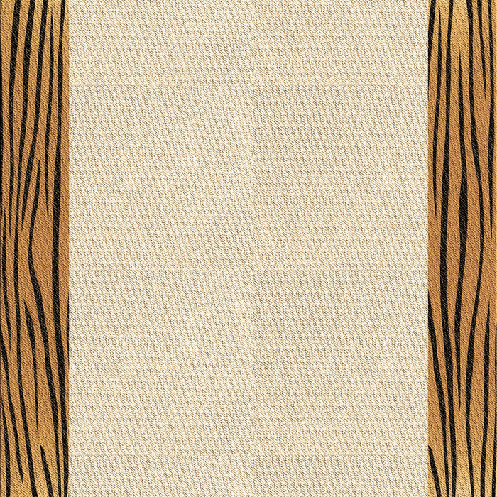 Patterned Golden Blonde Gold Rug, pat1416brn