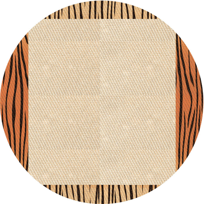 Square Machine Washable Transitional Golden Blonde Gold Rug in a Living Room, wshpat1416org