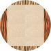 Square Patterned Golden Blonde Gold Rug, pat1416org