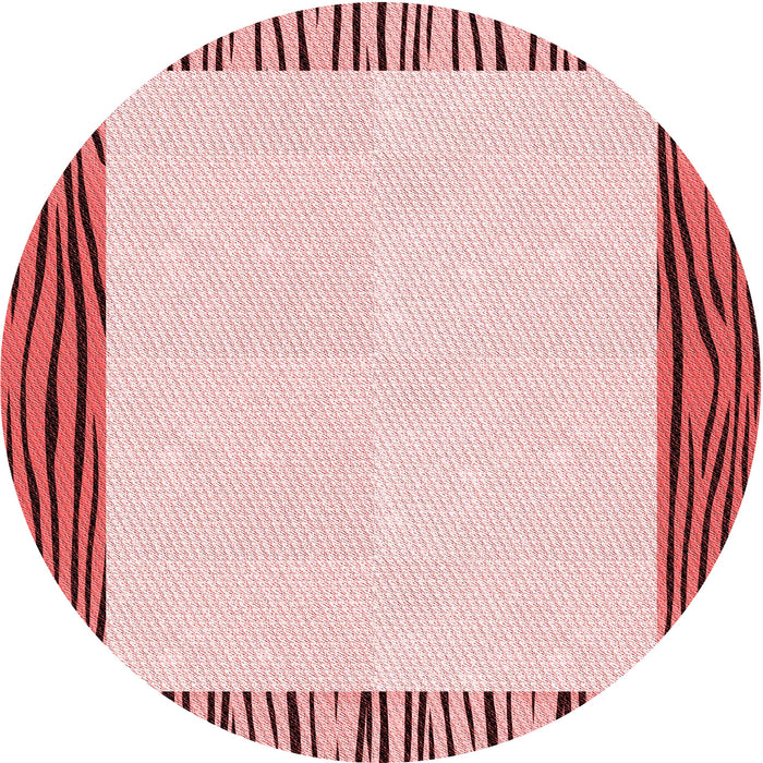 Square Machine Washable Transitional Light Red Pink Rug in a Living Room, wshpat1416rd