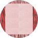 Square Machine Washable Transitional Light Red Pink Rug in a Living Room, wshpat1416rd