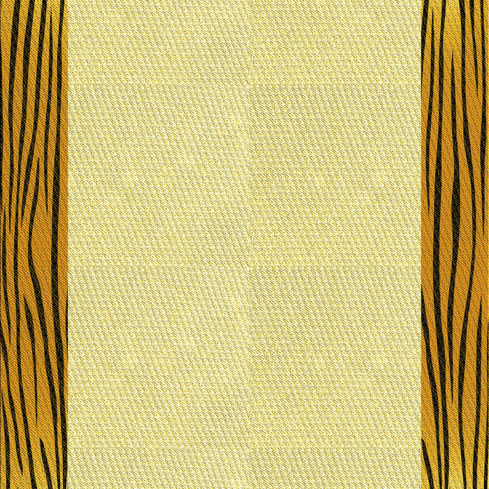 Patterned Dark Golden Brown Rug, pat1416yw
