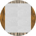 Square Machine Washable Transitional Brown Rug, wshpat1416