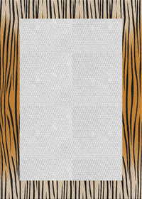 Machine Washable Transitional Brown Rug, wshpat1416