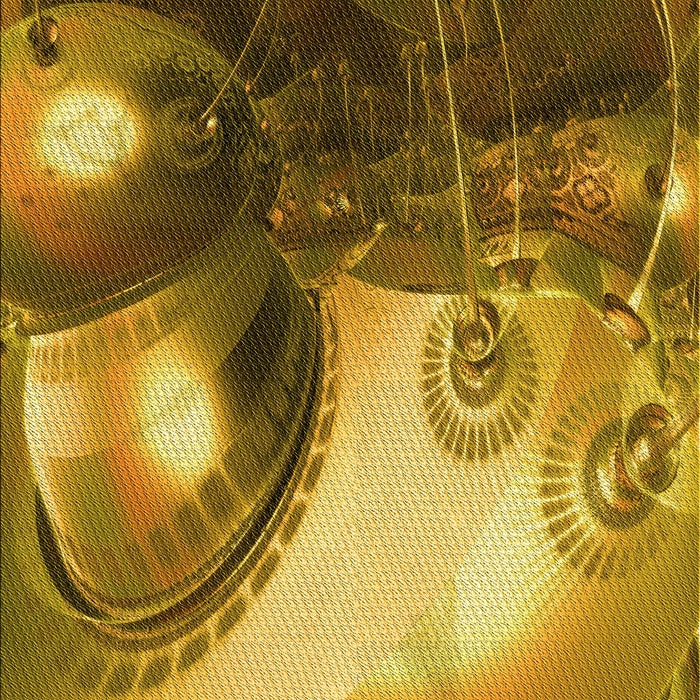 Machine Washable Transitional Yellow Rug, wshpat1418yw