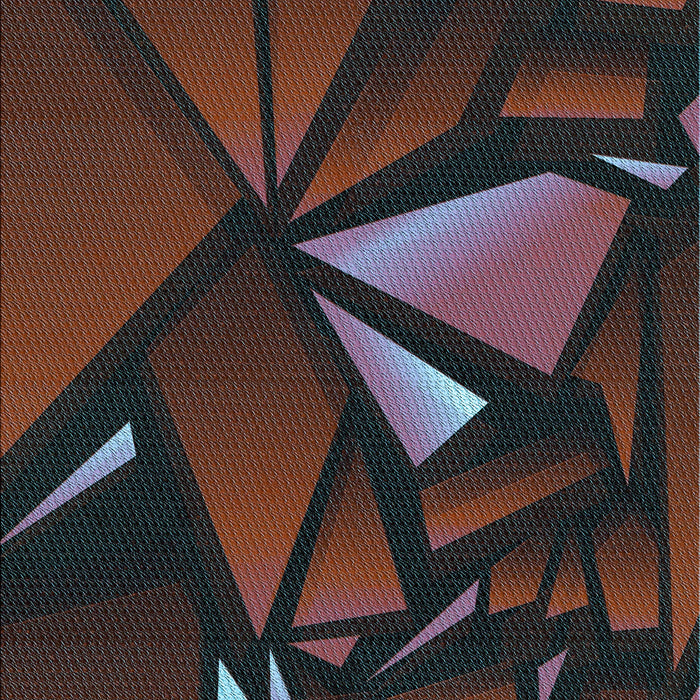 Patterned Carbon Gray Rug, pat1419lblu