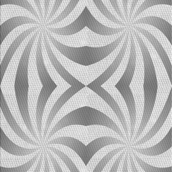 Machine Washable Transitional Gunmetal Gray Rug, wshpat142gry