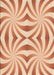 Patterned Bright Orange Rug, pat142org