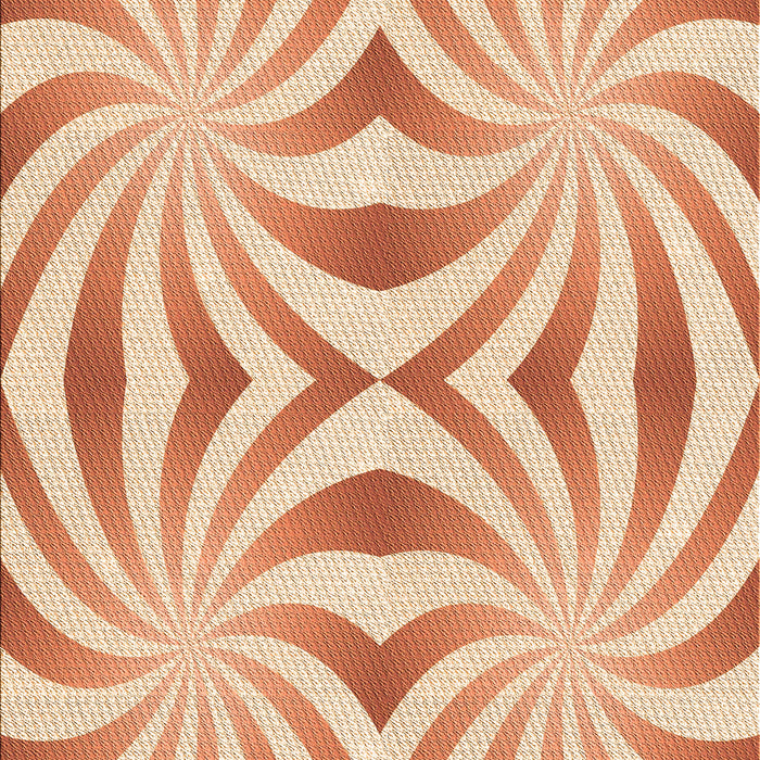 Machine Washable Transitional Bright Orange Rug, wshpat142org