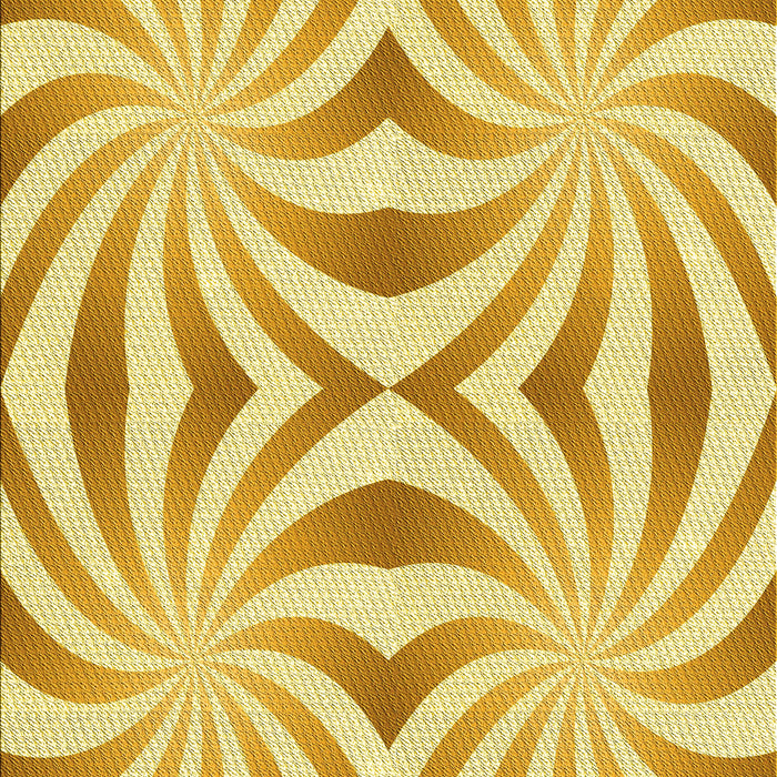 Patterned Dark Orange Rug, pat142yw