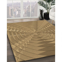 Patterned Light Brown Rug, pat1420brn