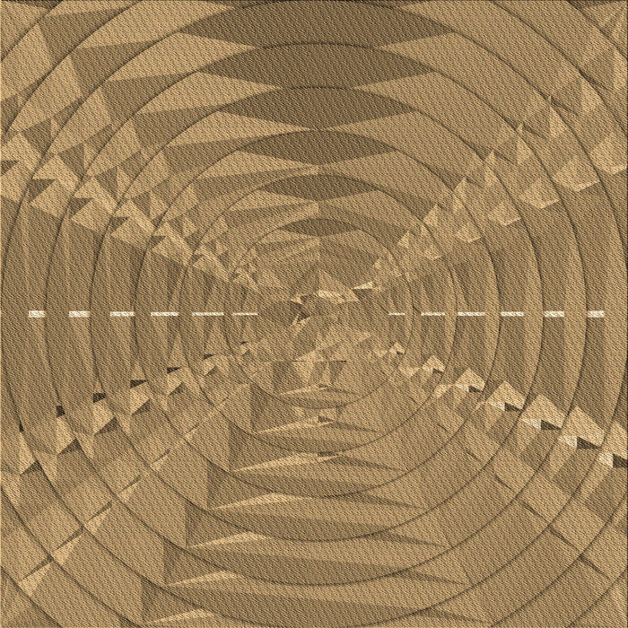 Round Machine Washable Transitional Light Brown Rug, wshpat1420brn