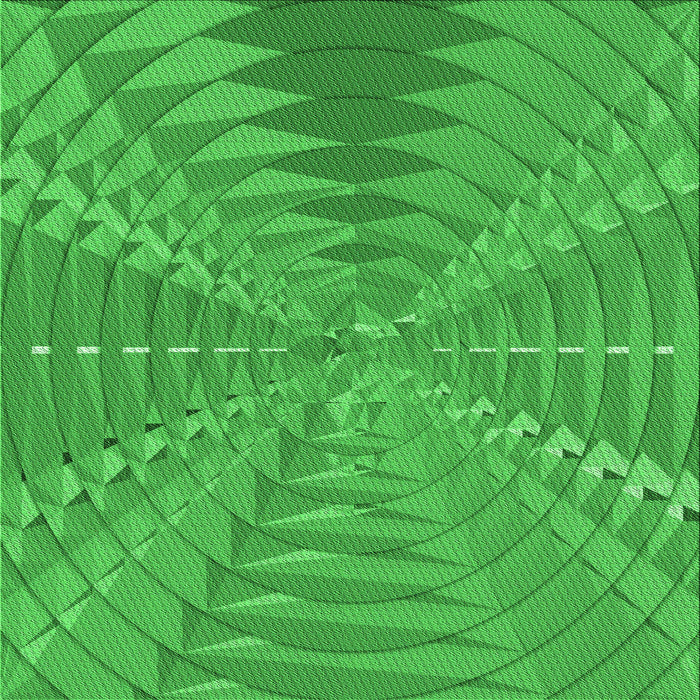 Round Machine Washable Transitional Lime Green Rug, wshpat1420grn